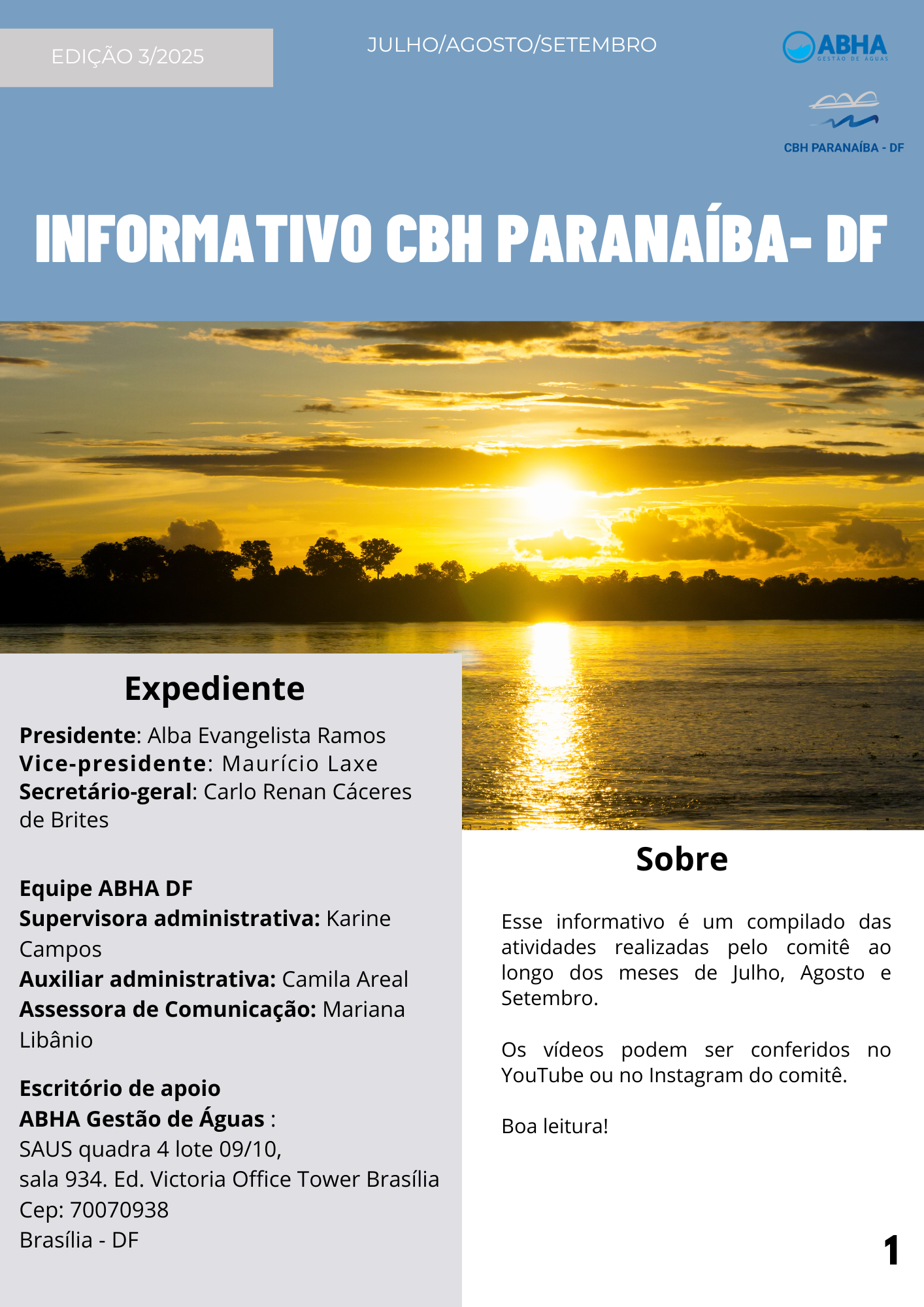 Informativo Eletrônico Trimestral – Julho, Agosto, Setembro de 2025