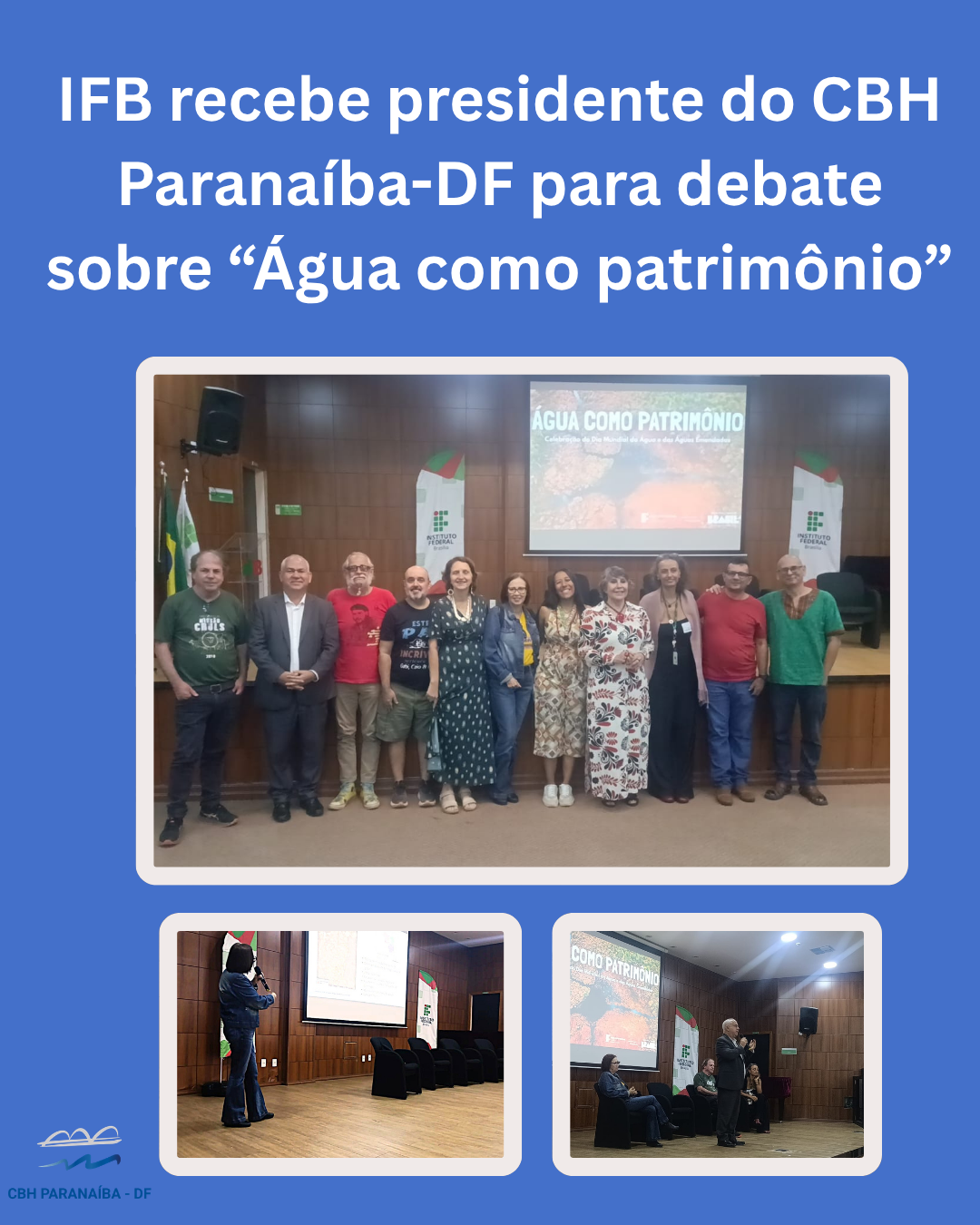 Presidente faz palestra no IFB