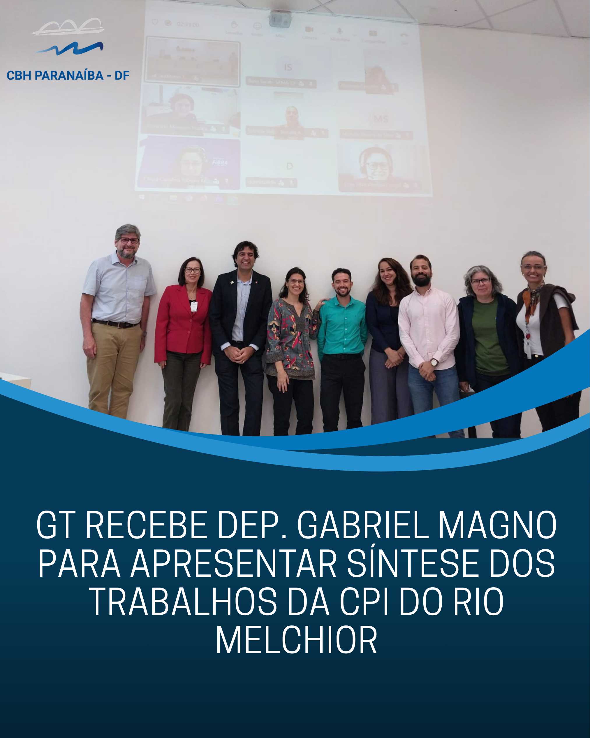 GT recebe dep. Gabriel Magno para apresentar síntese dos trabalhos da CPI do rio Melchior
