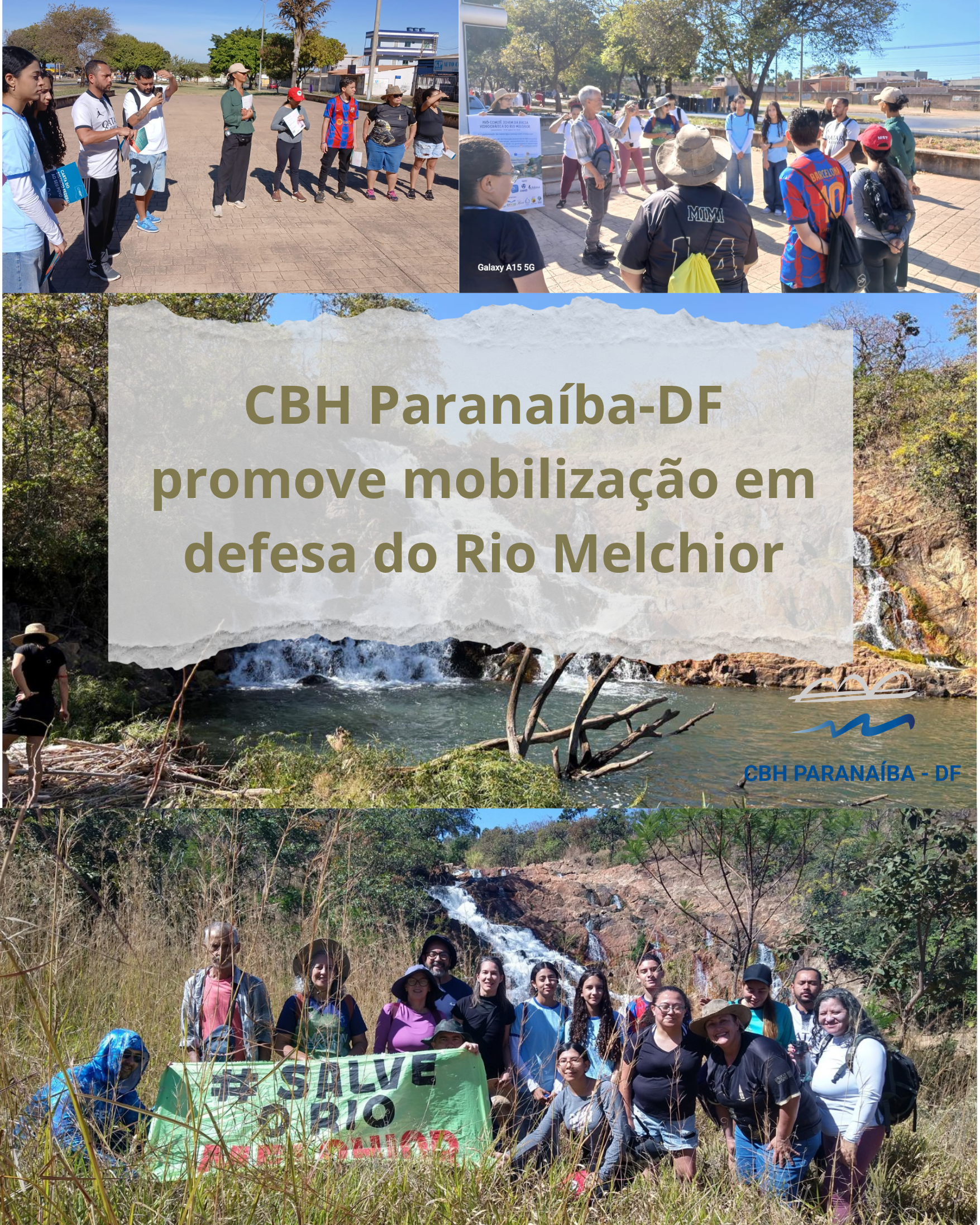 CBH Paranaíba-DF  promove mobilização em defesa do Rio Melchior